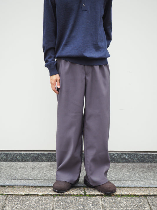 TOZAOU トザオウ Doorman Pants C.GRAY グレー チャコール TOZ-26AW-PA0002 トラウザー パンツ スラックス ポリエステル イージーケア ドアマンパンツ 26AW 愛知県 名古屋 丸の内 セレクトショップ THIRD PLACE サードプレイスト