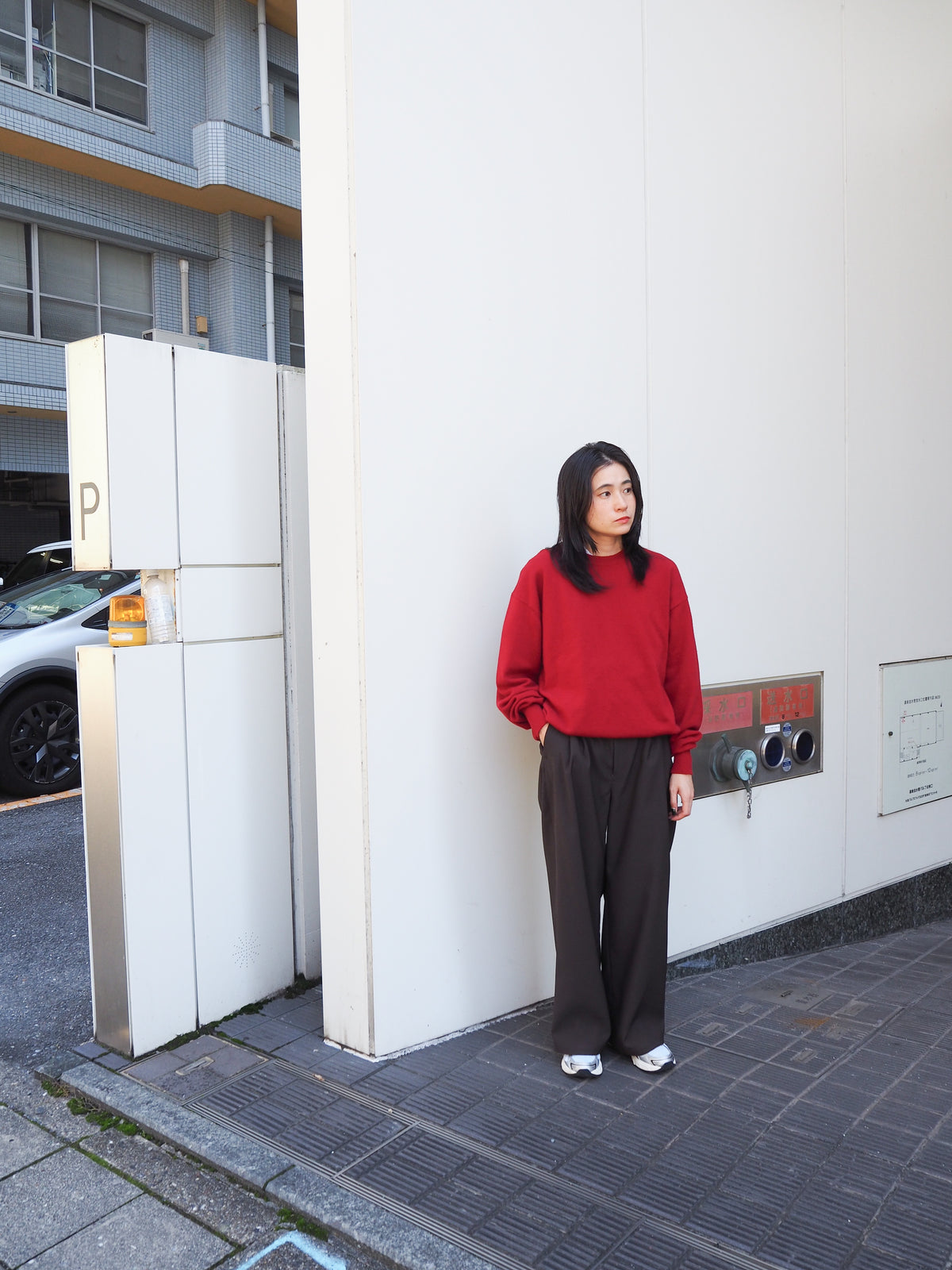 TOZAOU トザオウ Doorman Pants DARK BROWN ブラウン TOZ-26AW-PA0002 トラウザー パンツ スラックス ポリエステル イージーケア ドアマンパンツ 26AW 愛知県 名古屋 丸の内 セレクトショップ THIRD PLACE サードプレイスト