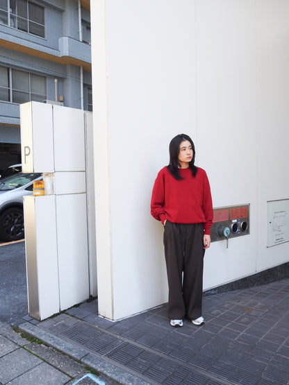 TOZAOU トザオウ Doorman Pants DARK BROWN ブラウン TOZ-26AW-PA0002 トラウザー パンツ スラックス ポリエステル イージーケア ドアマンパンツ 26AW 愛知県 名古屋 丸の内 セレクトショップ THIRD PLACE サードプレイスト