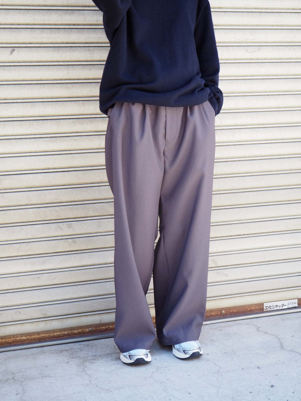 TOZAOU トザオウ Doorman Pants C.GRAY グレー チャコール TOZ-26AW-PA0002 トラウザー パンツ スラックス ポリエステル イージーケア ドアマンパンツ 26AW 愛知県 名古屋 丸の内 セレクトショップ THIRD PLACE サードプレイスト