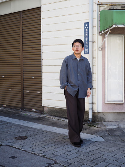 TOZAOU トザオウ Doorman Pants DARK BROWN ブラウン TOZ-26AW-PA0002 トラウザー パンツ スラックス ポリエステル イージーケア ドアマンパンツ 26AW 愛知県 名古屋 丸の内 セレクトショップ THIRD PLACE サードプレイスト