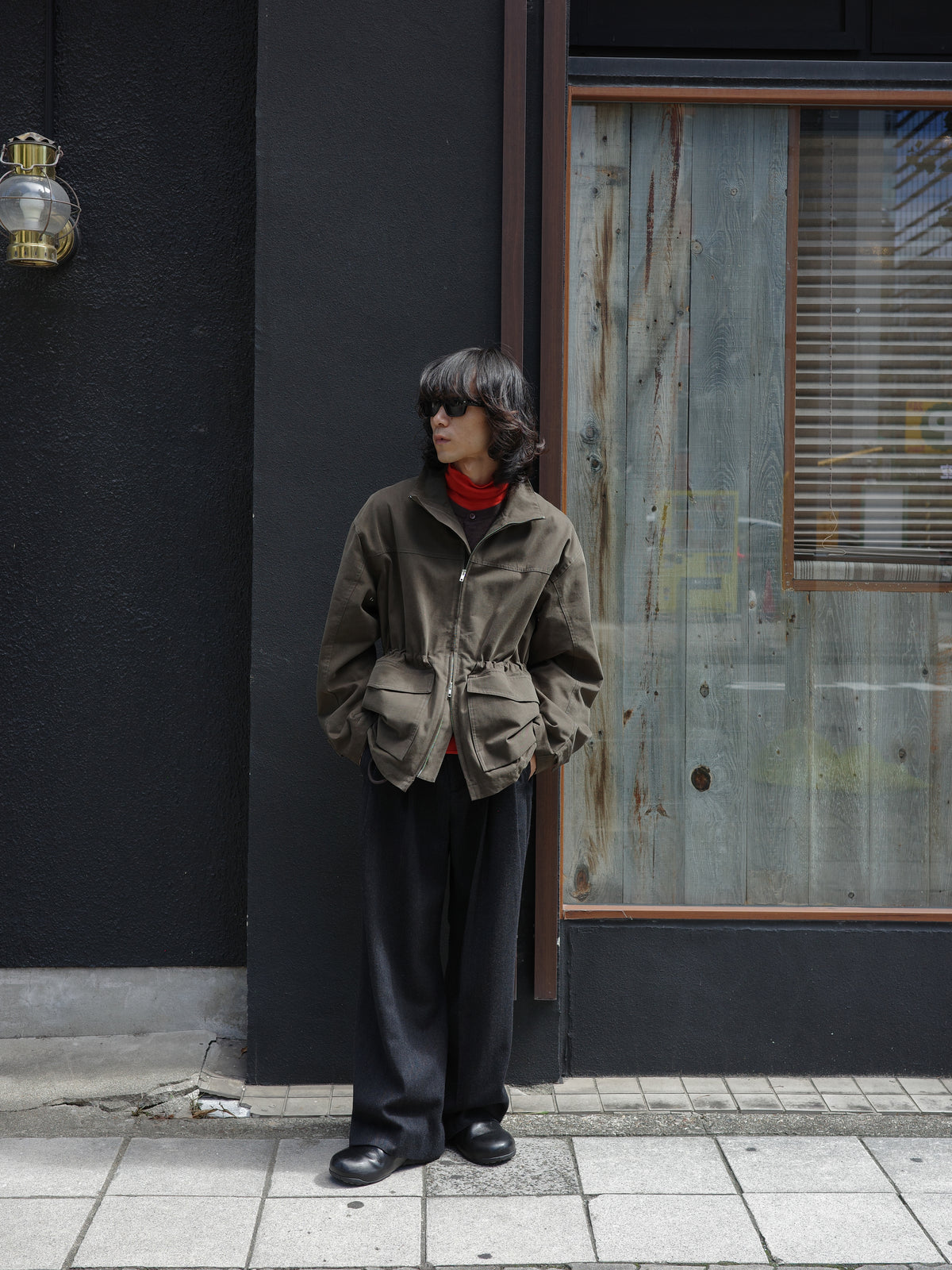 ISSUETHINGS イシューシングス type127  127-c-00 GREEN BLACK グリーン ブラック チェック コットン リヨセル シャツ 26AW 愛知県 名古屋 丸の内 ユニセックス セレクトショップ THIRD PLACE サードプレイス