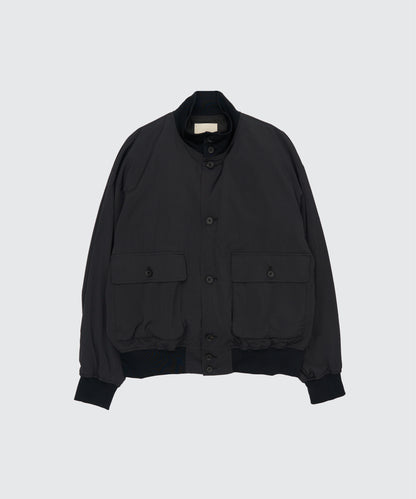 YOKE "Silk Nylon Driving Blouson (BLACK)"