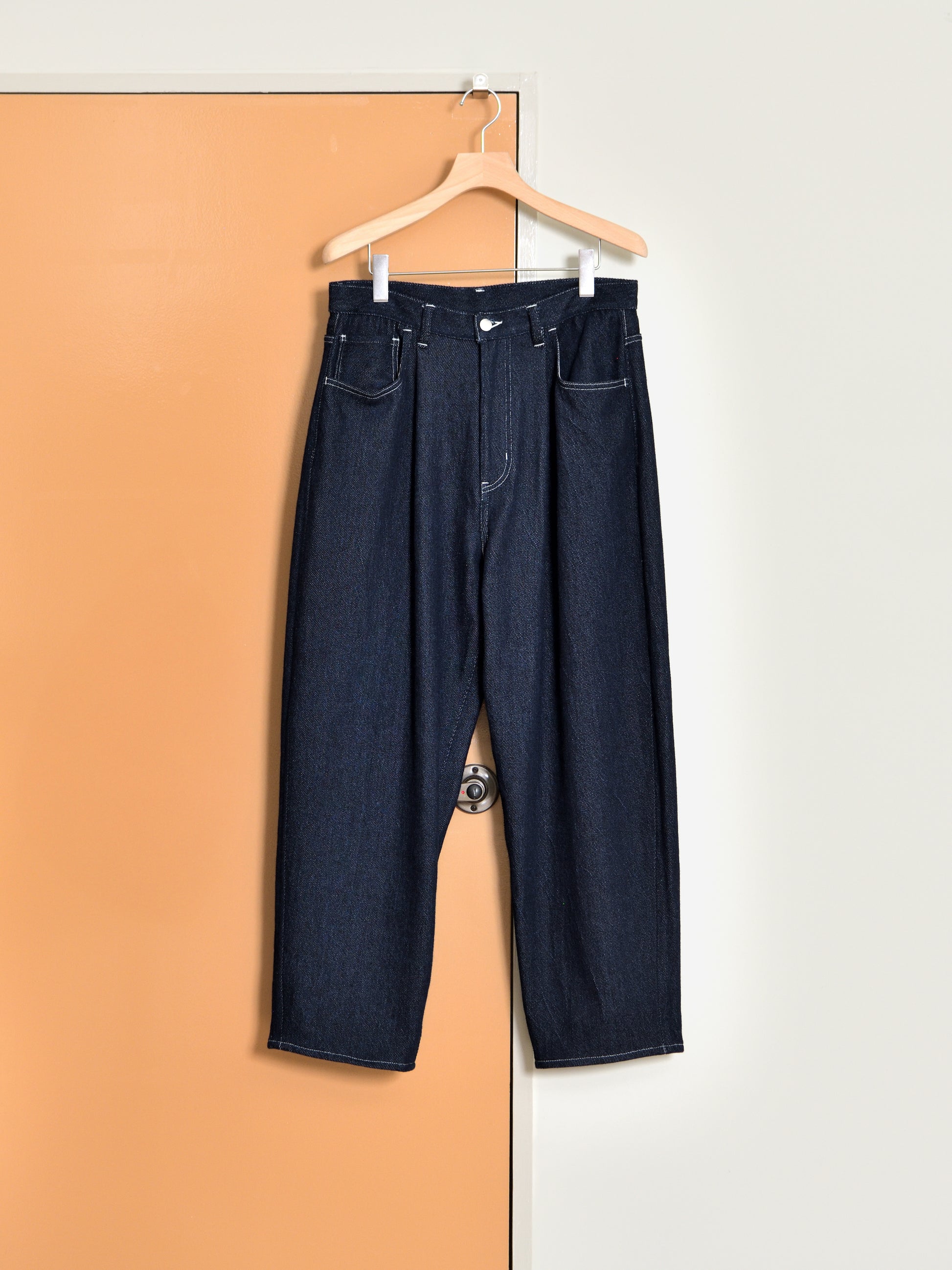 WELCOME-RAIN for THIRD PLACE "5Pocket Denim (ONE WASH)" 別注 デニム アイボリー BLACK ブラック インディゴ INDIGO ONE WASH 新色 ウェルカムレイン日本 名古屋 丸の内 セレクトショップ THIRD PLACE サードプレイス 春夏秋冬