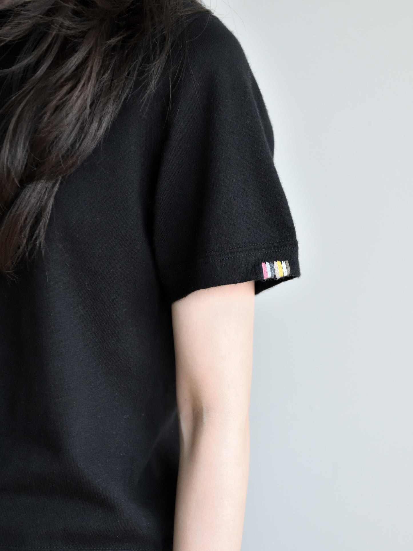 extreme cashmere エクストリームカシミヤ tina n.267 RAVEN ブラック カシミヤ コットン ユニセックス オランダ 26SS 日本取り扱い 名古屋 丸の内 セレクトショップ THIRD PLACE サードプレイス